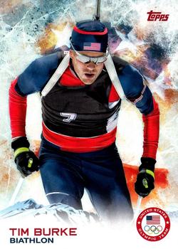 2014 Topps U.S. Olympic & Paralympic Team & Hopefuls #12 Tim Burke Front