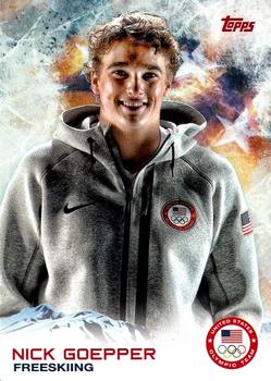 2014 Topps U.S. Olympic & Paralympic Team & Hopefuls #39 Nick Goepper Front