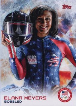 2014 Topps U.S. Olympic & Paralympic Team & Hopefuls #63 Elana Meyers Front
