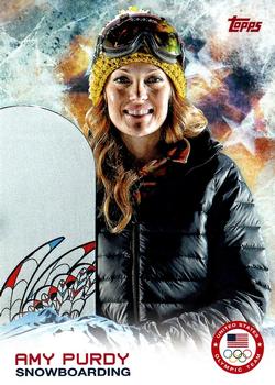 2014 Topps U.S. Olympic & Paralympic Team & Hopefuls #69 Amy Purdy Front