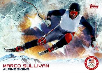 2014 Topps U.S. Olympic & Paralympic Team & Hopefuls #80 Marco Sullivan Front