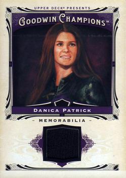 2013 Upper Deck Goodwin Champions - Memorabilia #M-DP Danica Patrick Front