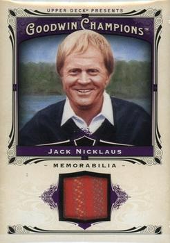 2013 Upper Deck Goodwin Champions - Memorabilia #M-JN Jack Nicklaus Front