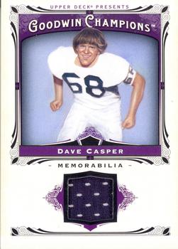 2013 Upper Deck Goodwin Champions - Memorabilia #M-DC Dave Casper Front