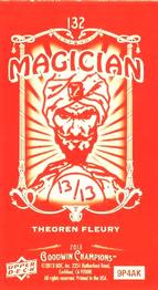 2013 Upper Deck Goodwin Champions - Mini Foil Magician Red #132 Theoren Fleury Back