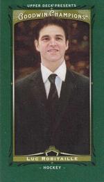 2013 Upper Deck Goodwin Champions - Mini Green #70 Luc Robitaille Front