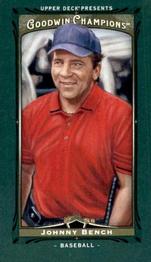 2013 Upper Deck Goodwin Champions - Mini Green #71 Johnny Bench Front