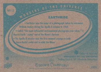 2013 Upper Deck Goodwin Champions - Wonders of the Universe #WT-17 Earthrise Back