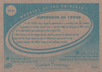 2013 Upper Deck Goodwin Champions - Wonders of the Universe #WT-21 Supernova SN 1994D Back