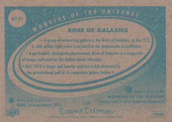 2013 Upper Deck Goodwin Champions - Wonders of the Universe #WT-41 Rose of Galaxies Back