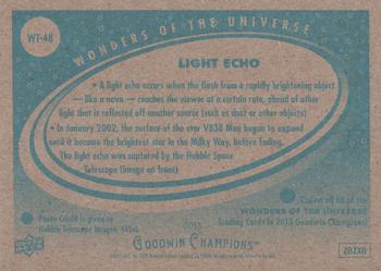 2013 Upper Deck Goodwin Champions - Wonders of the Universe #WT-48 Light Echo Back