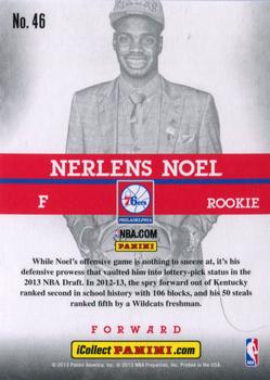 2013 Panini National Sports Collectors Convention #46 Nerlens Noel Back