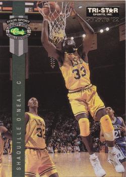 1992 Classic Card Show Promos #17 Shaquille O'Neal Front