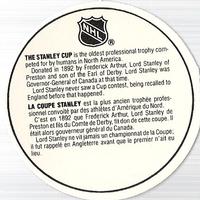 1984-85 Kellogg's Accordion Discs #NNO Stanley Cup Back