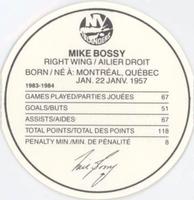 1984-85 Kellogg's Accordion Discs #NNO Mike Bossy Back
