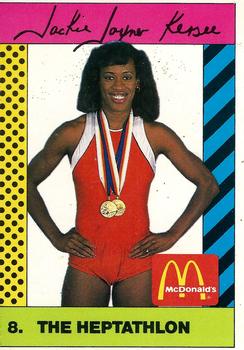 1990 McDonald's Sports Tips #8 Jackie Joyner-Kersee Front