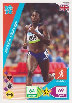 2012 Panini Adrenalyn XL London Olympics #33 Christine Ohuruogu Front