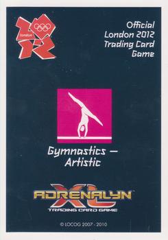 2012 Panini Adrenalyn XL London Olympics #161 Beth Tweddle Back
