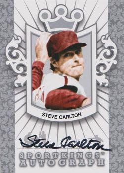 2010 Sportkings Series D - Autograph Silver #A-SC2 Steve Carlton Front