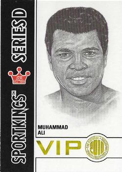 2010 Sportkings Series D - National Convention VIP Promo #VIP-12 Muhammad Ali Front