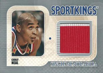 2010 Sportkings Series D - Single Memorabilia Silver #SM-07 Curly Neal Front