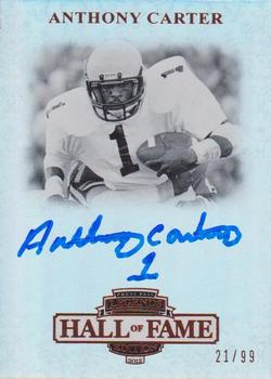 2012 Press Pass Legends Hall of Fame #LG-AC Anthony Carter Front