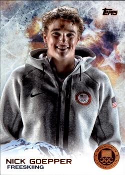 2014 Topps U.S. Olympic & Paralympic Team & Hopefuls - Bronze #39 Nick Goepper Front