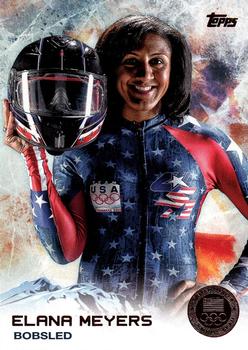 2014 Topps U.S. Olympic & Paralympic Team & Hopefuls - Bronze #63 Elana Meyers Front