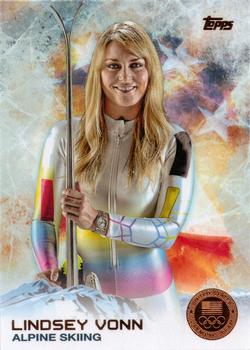2014 Topps U.S. Olympic & Paralympic Team & Hopefuls - Bronze #88 Lindsey Vonn Front