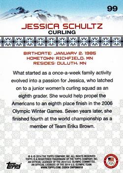2014 Topps U.S. Olympic & Paralympic Team & Hopefuls - Bronze #99 Jessica Schultz Back