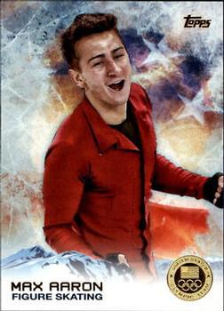 2014 Topps U.S. Olympic & Paralympic Team & Hopefuls - Gold #1 Max Aaron Front