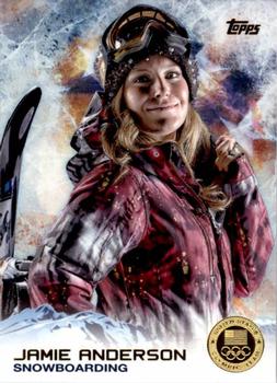 2014 Topps U.S. Olympic & Paralympic Team & Hopefuls - Gold #4 Jamie Anderson Front