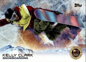 2014 Topps U.S. Olympic & Paralympic Team & Hopefuls - Gold #15 Kelly Clark Front