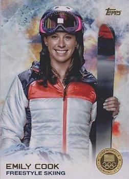 2014 Topps U.S. Olympic & Paralympic Team & Hopefuls - Gold #18 Emily Cook Front