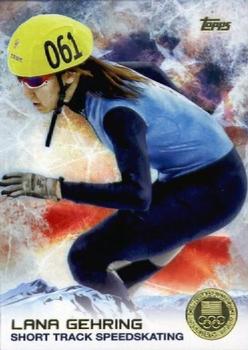 2014 Topps U.S. Olympic & Paralympic Team & Hopefuls - Gold #38 Lana Gehring Front