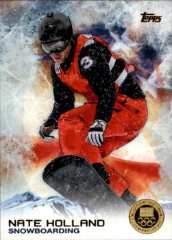 2014 Topps U.S. Olympic & Paralympic Team & Hopefuls - Gold #46 Nate Holland Front