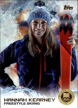 2014 Topps U.S. Olympic & Paralympic Team & Hopefuls - Gold #49 Hannah Kearney Front