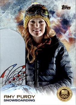 2014 Topps U.S. Olympic & Paralympic Team & Hopefuls - Gold #69 Amy Purdy Front