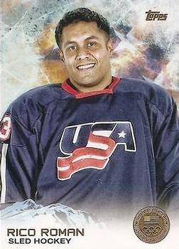 2014 Topps U.S. Olympic & Paralympic Team & Hopefuls - Gold #73 Rico Roman Front