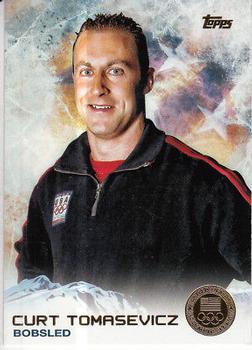 2014 Topps U.S. Olympic & Paralympic Team & Hopefuls - Gold #83 Curt Tomasevicz Front