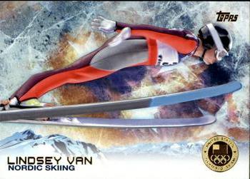 2014 Topps U.S. Olympic & Paralympic Team & Hopefuls - Gold #86 Lindsey Van Front