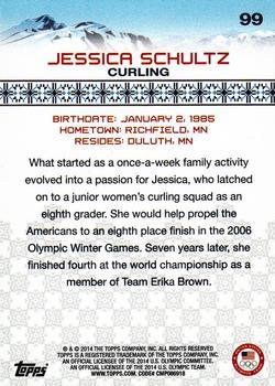 2014 Topps U.S. Olympic & Paralympic Team & Hopefuls - Gold #99 Jessica Schultz Back