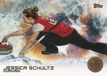 2014 Topps U.S. Olympic & Paralympic Team & Hopefuls - Gold #99 Jessica Schultz Front