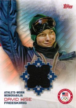 2014 Topps U.S. Olympic & Paralympic Team & Hopefuls - Relics #OR-DW David Wise Front