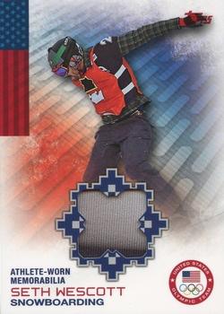 2014 Topps U.S. Olympic & Paralympic Team & Hopefuls - Relics #OR-SW Seth Wescott Front