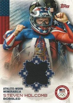 2014 Topps U.S. Olympic & Paralympic Team & Hopefuls - Relics #OR-SH Steven Holcomb Front