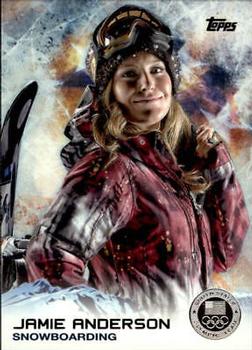 2014 Topps U.S. Olympic & Paralympic Team & Hopefuls - Silver #4 Jamie Anderson Front