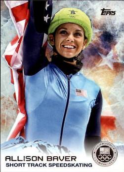 2014 Topps U.S. Olympic & Paralympic Team & Hopefuls - Silver #6 Allison Baver Front