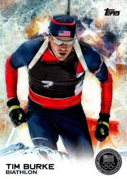 2014 Topps U.S. Olympic & Paralympic Team & Hopefuls - Silver #12 Tim Burke Front