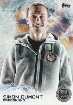 2014 Topps U.S. Olympic & Paralympic Team & Hopefuls - Silver #26 Simon Dumont Front